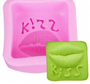 Силиконовая форма 2D KISS (поцелуй)