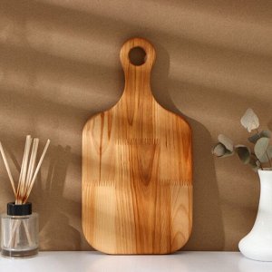 Набор деревянных разделочных досок на подставке 2 шт Adelica: 35x18x2 см, подставка 16x8,5x4 см, масло в подарок 100 мл, пропитаны минеральным маслом, берёза, в подарочной коробке