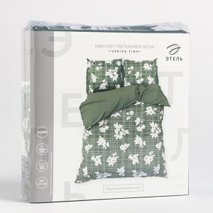 Постельное бельё "Этель" 1.5 сп "Spring time" 143х215 см, 150х214 см, 70х70 см - 2 шт, поплин