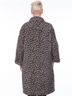 Пальто Tazetta 15054-3_Р (Серый леопард 324)
