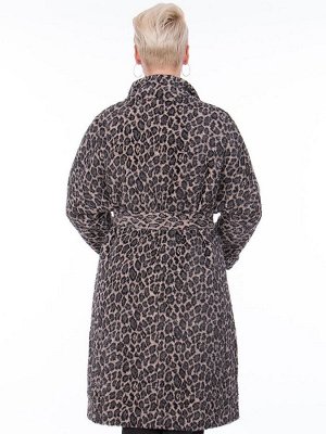 Пальто Tazetta 15054-3_Р (Серый леопард 324)