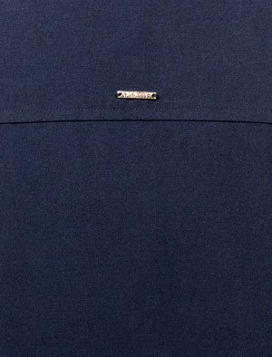 Блузка из плотной струящейся вискозы с V-образной линией борта