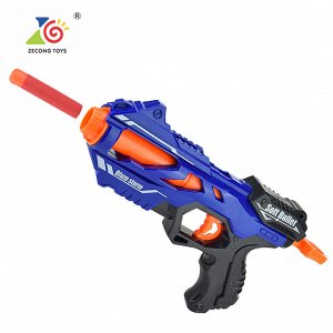 Zecong Toys Бластер Blaze Storm 7108 механический с мягкими Мегапулями