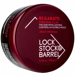 LOCK STOCK & BARREL 85 Karats Original Clay Глина для густых волос 85 карат 100 г