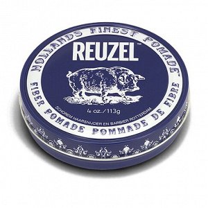 REUZEL Fiber Паста подвижной фиксации для укладки волос (темно-синяя) 35 г