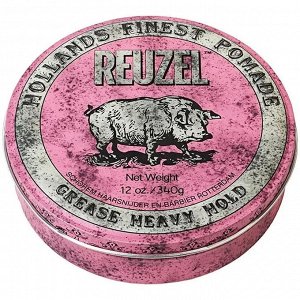 REUZEL Pink Heavy Hog Помада для укладки волос сильной фиксации 340 гр