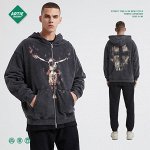 Толстовки утепленные ретро стиль, унисекс