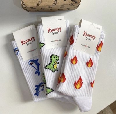 Krumpy Socks -носки для настроения! Новинки
