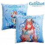 Подушка декоративная &quot;Genshin Impact&quot; Нилу, 40x40см (1 серия)