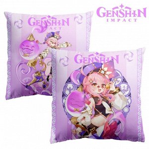 Подушка декоративная "Genshin Impact" Дори, 40x40см (1 серия)