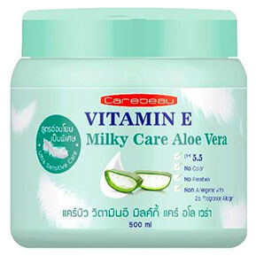 Натуральный крем для тела с молочным протеином, витамином Е и Алоэ Вера CAREBEAU Vitamin E Milky Care Aloe Vera