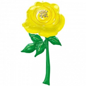 Шар-фигура, фольга, "Роза желтая" (AN), 30"/76 см х 55"/139 см, инд. уп.