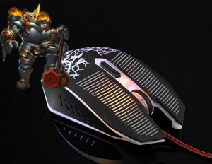 Игровая мышь с подсветкой Jiexin Gaming Mouse X15