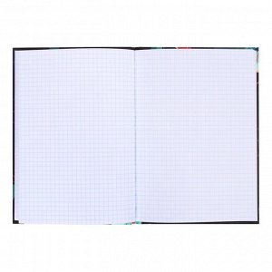 Записная книжка А5, 48 листов "Приятная геомертия", твёрдая обложка, глянцевая ламинация