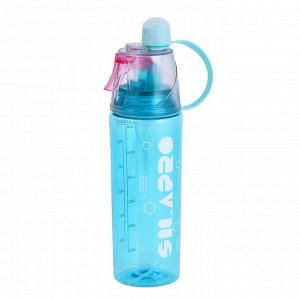 SILAPRO Бутылка спортивная с распылителем, 600 мл, 26х8х7см, AS, 3 цвета
