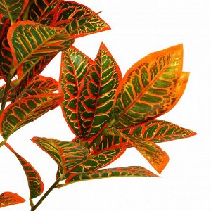 INBLOOM Растение искусственное, 120см, 108 листьев, с горшком, красное