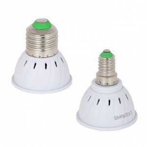 INBLOOM Лампа для растений LED, 80 светодиодов (52R+28B), Е27, 5х5х5.4см, 3.6W, PC