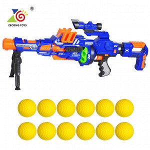 Zecong Toys Снайперская винтовка Blaze Storm ZC7090 с мягкими шариками 12 штук