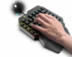 Игровая мини клавиатура Yelandar Unilateral Teclado Gamer JX-K8