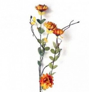 Хризантема Сантини 51 см цвет красно-оранжевый HS-27-1