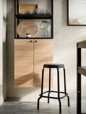 IKEA / IVRIG, Набор стаканов , серый, 450 мл