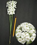 Ландыш белый букетик искусственный высота 36см