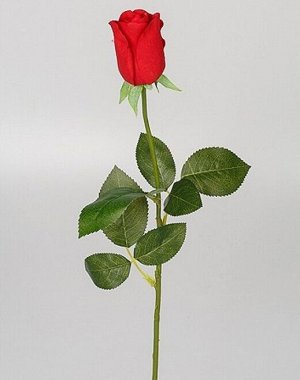 Роза 66 см красный 1 шт