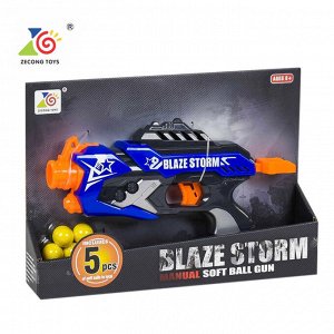 Zecong Toys Бластер с мягкими пулями Blaze Storm ZC7112