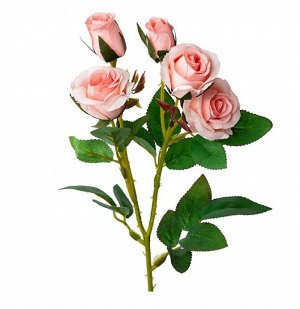Роза букет 42 см цвет светло-розовый