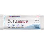 Вата хирургическая стерильная Клинса 250г