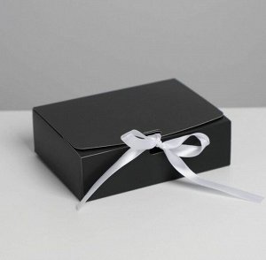 Коробка складная Черная 16,5 х 12,5 х 5 см