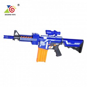 Zecong Toys Автомат Raging Fire M4 с мягкими пулями на батарейках - Blaze Storm ZC7054