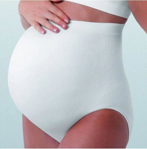 Бесшовные трусы-слип для беременных с хлопковой ластовицей