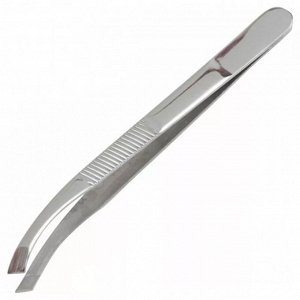 Zinger Пинцет для бровей 86053-S ZI, скошенный, дугообразный, Зингер