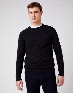 Джемпер мужской CREWNECK KNIT BLACK