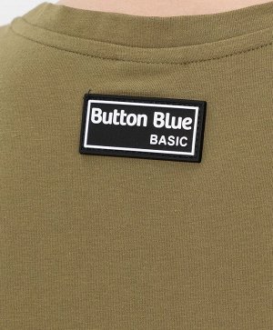 Футболка хаки Button Blue