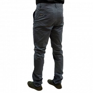 Стильные мужские брюки серо-голубые №25