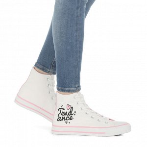 Женские высокие кеды VICTOR EMBROIDERY MID