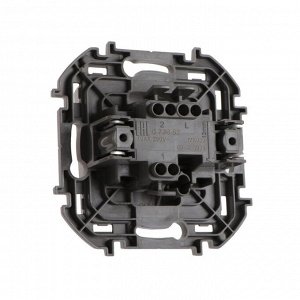Переключатель Legrand INSPIRIA, 1 клавиша, 10 AX, 250 В, алюминий