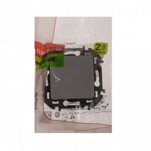 Переключатель Legrand INSPIRIA, 1 клавиша, 10 AX, 250 В, алюминий