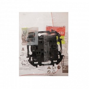 Выключатель Legrand INSPIRIA, 2 клавиши, 10 A, 250 В, алюминий