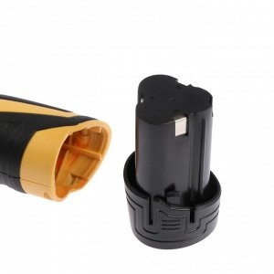Шуруповерт ТУНДРА, патрон БЗ до 10 мм, подсветка, Li-ion 1300 mAh=12V, 550 об/мин, 18 Н*м