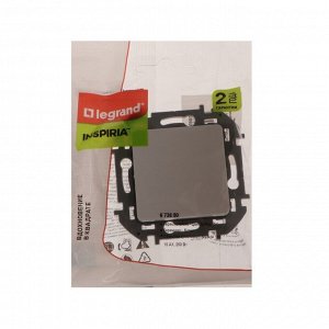 Переключатель Legrand INSPIRIA, 1 клавиша, 10 AX, 250 В, белый
