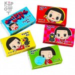 Marukawa Chiko-chan Bubble Gum - Резинка жевательная со вкусом сидра 5гр.*60шт. в блоке.