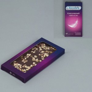 Коробка для шоколада «Chocolate», с окном, 17,3 ? 8,8 ? 1,5 см