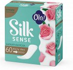 Ola! прокладки ежедневные Silk Sense Daily Deo Бархатная роза, 2 капли, 60 шт.
