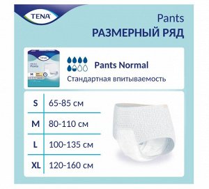Подгузники-трусы для взрослых Tena Pants Normal M, 10 шт