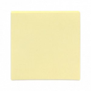 Бумага для заметок с клеевым краем цв.желтый 76*76 мм  тм.Legend