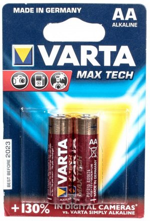 Батарейки VARTA MAX TECH AA 2 шт