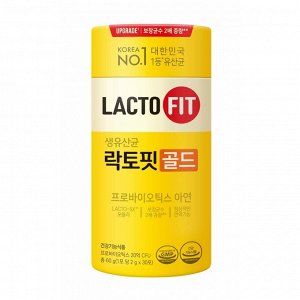 Lacto-Fit  Пробиотики для кишечника Gold Chong Kun Dang Probiotics, 1упак(2гр*50шт)